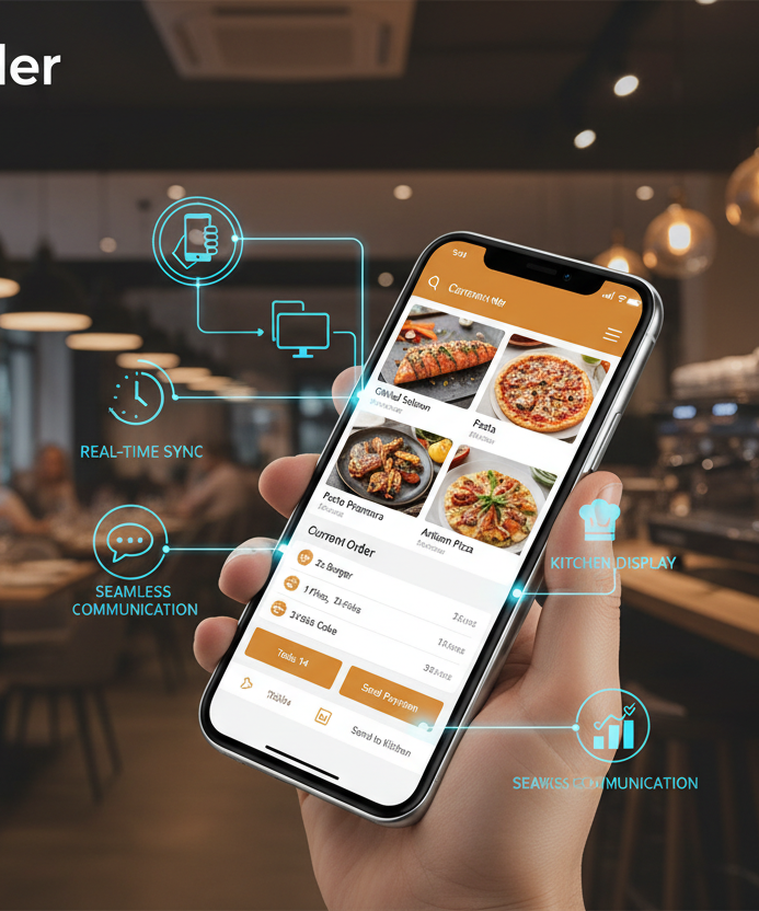 Revolutionize the dining experience with SmartOrder, the all-in-one digital POS that eliminates the traditional cash register!

With SmartOrder:

Waiters can take orders directly from their smartphones

Guests can place and modify orders from their own devices

Real-time updates are sent to the kitchen, so everyone stays in sync

Why it works:

Seamless communication between guest, waiter, and kitchen

Full control for guests: track order progress, add or remove items, and manage preferences

Integrated loy