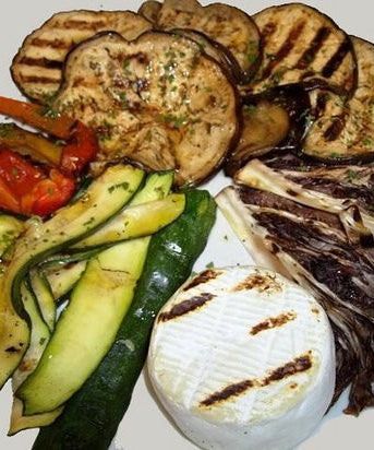 Tomino con verdure grigliate